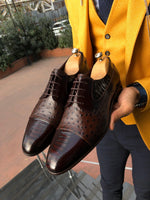 Load image into Gallery viewer, Sardinelli Classic Leather Shoes Brown-baagr.myshopify.com-shoes2-BOJONI
