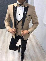 Load image into Gallery viewer, Royal Golden Slim Fit Tuxedo-baagr.myshopify.com-1-brabion
