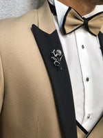 Load image into Gallery viewer, Royal Golden Slim Fit Tuxedo-baagr.myshopify.com-1-brabion

