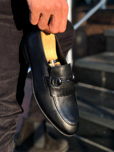 Buckle Detail with Classic Leather Shoes Black-baagr.myshopify.com-shoes2-BOJONI