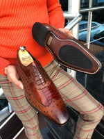 Load image into Gallery viewer, Sardinelli Classic Leather Shoes Tan-baagr.myshopify.com-shoes2-BOJONI
