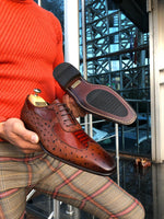 Load image into Gallery viewer, Sardinelli Classic Leather Shoes Tan-baagr.myshopify.com-shoes2-BOJONI
