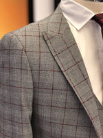 Load image into Gallery viewer, Premium Versailles Slim Fit Plaid Suit-baagr.myshopify.com-suit-BOJONI
