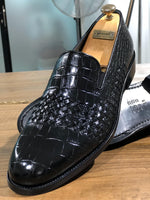 Load image into Gallery viewer, Sardinelli Classic Leather Shoes Black-baagr.myshopify.com-shoes2-BOJONI
