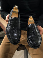 Load image into Gallery viewer, Sardinelli Classic Leather Shoes Black-baagr.myshopify.com-shoes2-BOJONI
