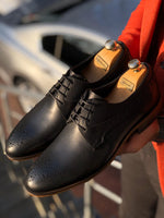Load image into Gallery viewer, Sardinelli Laced Classic Leather Shoes Black-baagr.myshopify.com-shoes2-BOJONI
