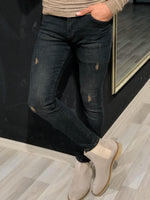 Load image into Gallery viewer, Magnum Slim-Fit Ripped Jeans Khaki-baagr.myshopify.com-Pants-BOJONI
