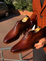 Load image into Gallery viewer, Sardinelli Laced Classic Leather Shoes Tan-baagr.myshopify.com-shoes2-BOJONI
