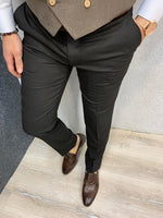 Load image into Gallery viewer, Kingston Cream  Slim Fit Plaid Suit-baagr.myshopify.com-1-BOJONI
