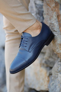 Bojoni Uluwatu  Lace up Blue Classic Shoes
