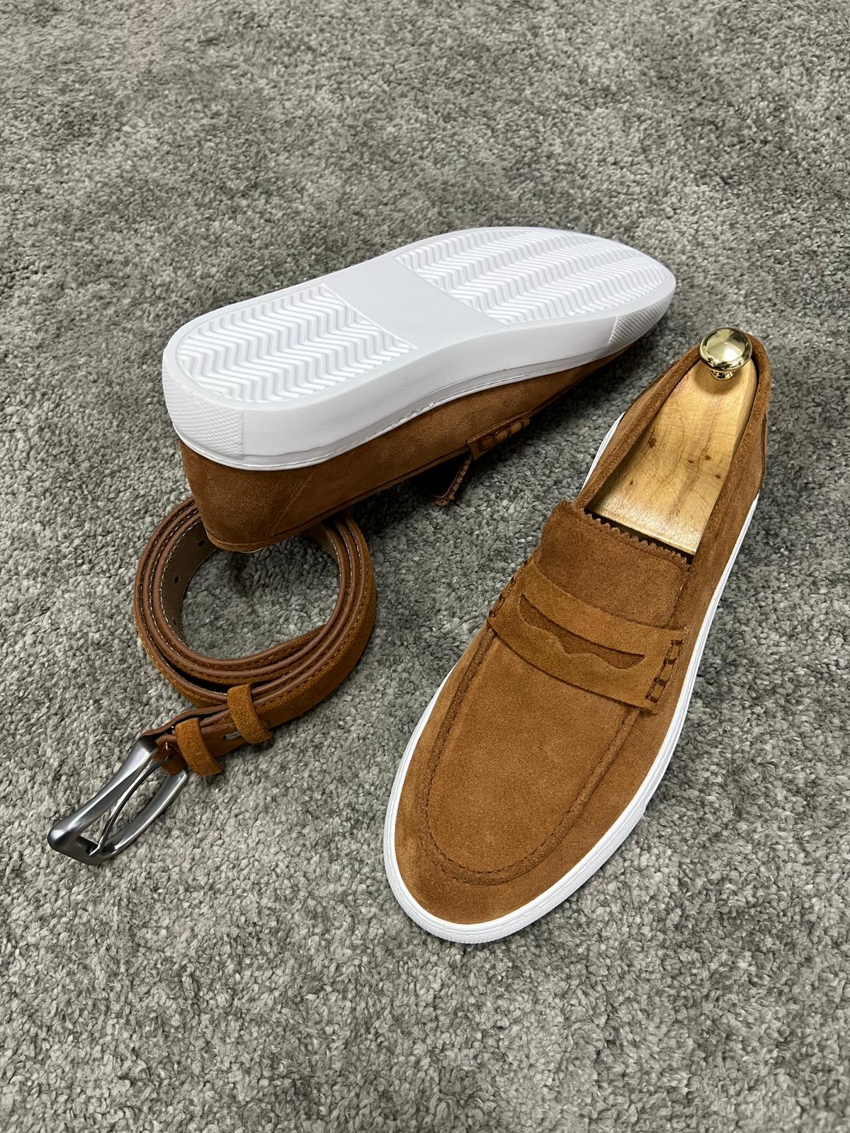 Bojoni Uluwatu Tan Men's Loafer