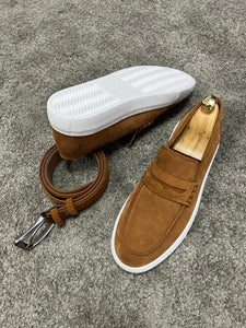 Bojoni Uluwatu Tan Men's Loafer