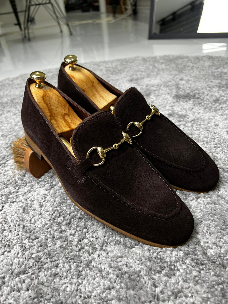 Bojoni Amato Special Edition Neolite Brown Suede Leather Loafer | BOJONI