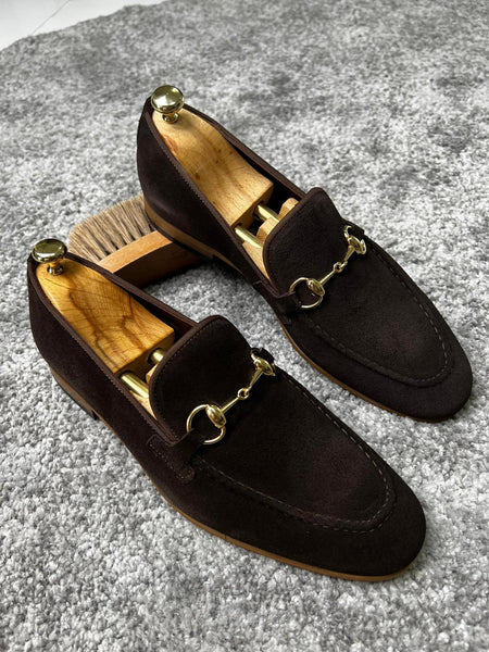Bojoni Amato Special Edition Neolite Brown Suede Leather Loafer | BOJONI