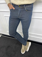Load image into Gallery viewer, Leon Slim Fit Dark Blue Lycra Jeans
