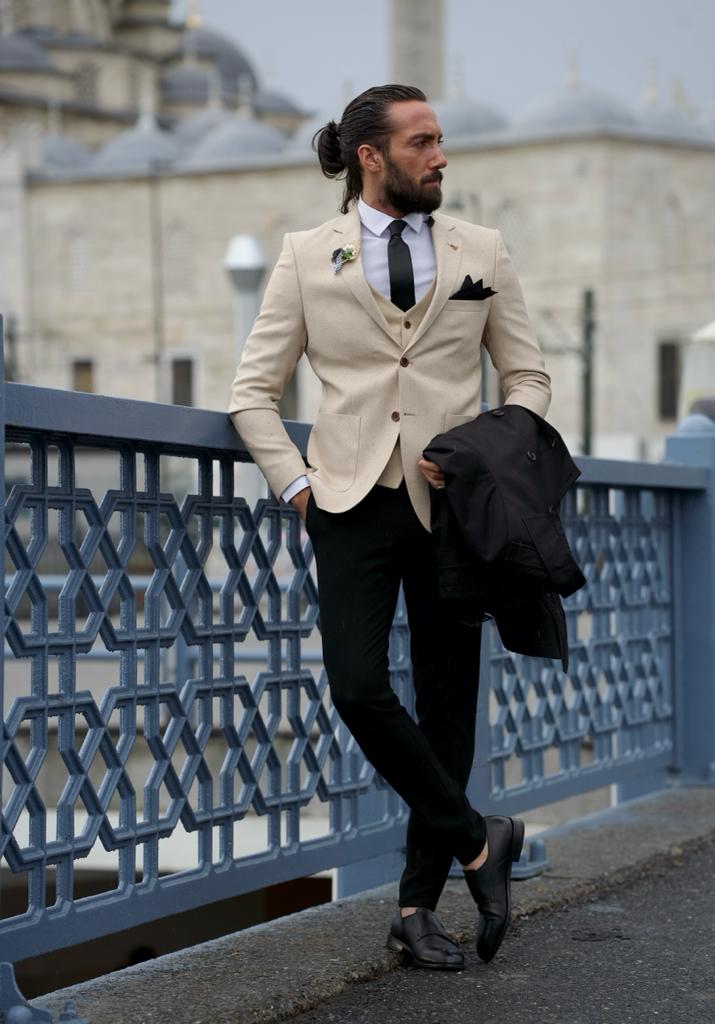 What colour pants can I wear with a beige blazer and while shirt for a  formal occasion? - Quora