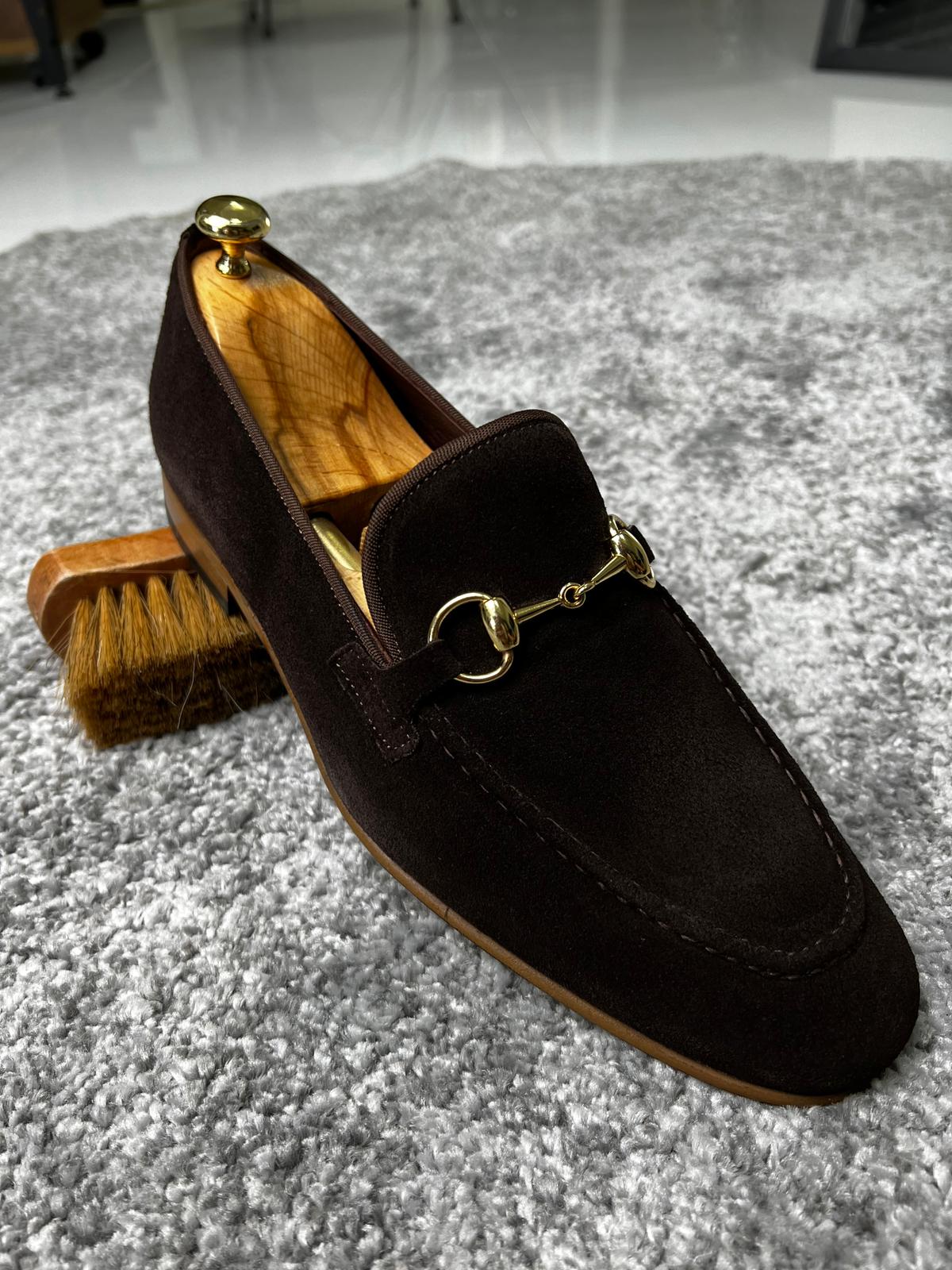 Bojoni Amato Special Edition Neolite Brown Suede Leather Loafer | BOJONI