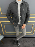 Load image into Gallery viewer, Thread Slim Fit Shirt Collared Coat ( In 2 Different Colors)
