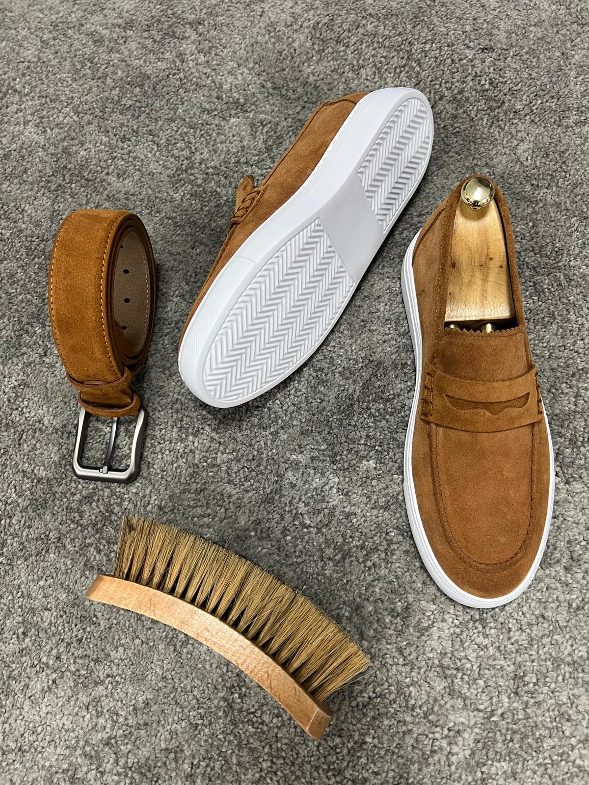 Bojoni Uluwatu Tan Men's Loafer