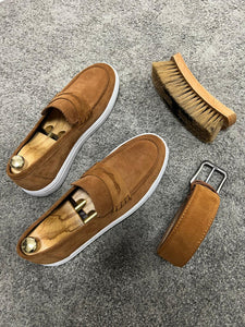 Bojoni Uluwatu Tan Men's Loafer