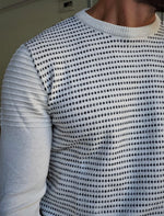 Load image into Gallery viewer, Bloom White Slim Crewneck Sweater-baagr.myshopify.com-sweatshirts-BOJONI
