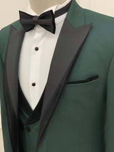 Partoni Royal Green Slim Fit Tuxedo-baagr.myshopify.com-1-BOJONI