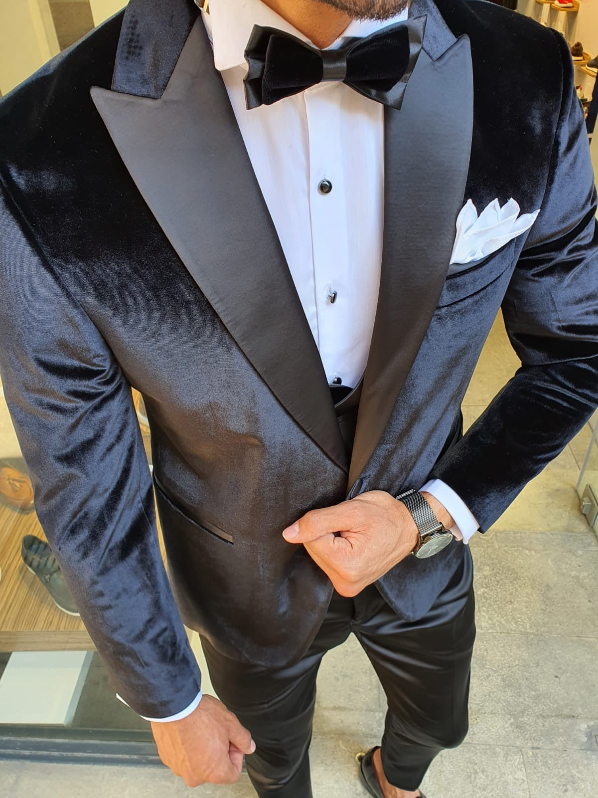 Timothy Black Slim Fit Notch Lapel Tuxedo-baagr.myshopify.com-suit-BOJONI