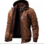 Load image into Gallery viewer, Vintage Leather Jacket (2 Colors)-baagr.myshopify.com-Jacket-BOJONI
