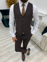 Load image into Gallery viewer, Vince Coffee Slim Fit Peak Lapel Suit-baagr.myshopify.com-1-BOJONI
