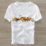 Load image into Gallery viewer, Contemporary Cartoon Linen T-Shirt IV-baagr.myshopify.com-T-shirt-BOJONI
