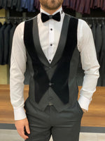 Load image into Gallery viewer, Catani Black Slim Fit Tuxedo #7-baagr.myshopify.com-1-BOJONI
