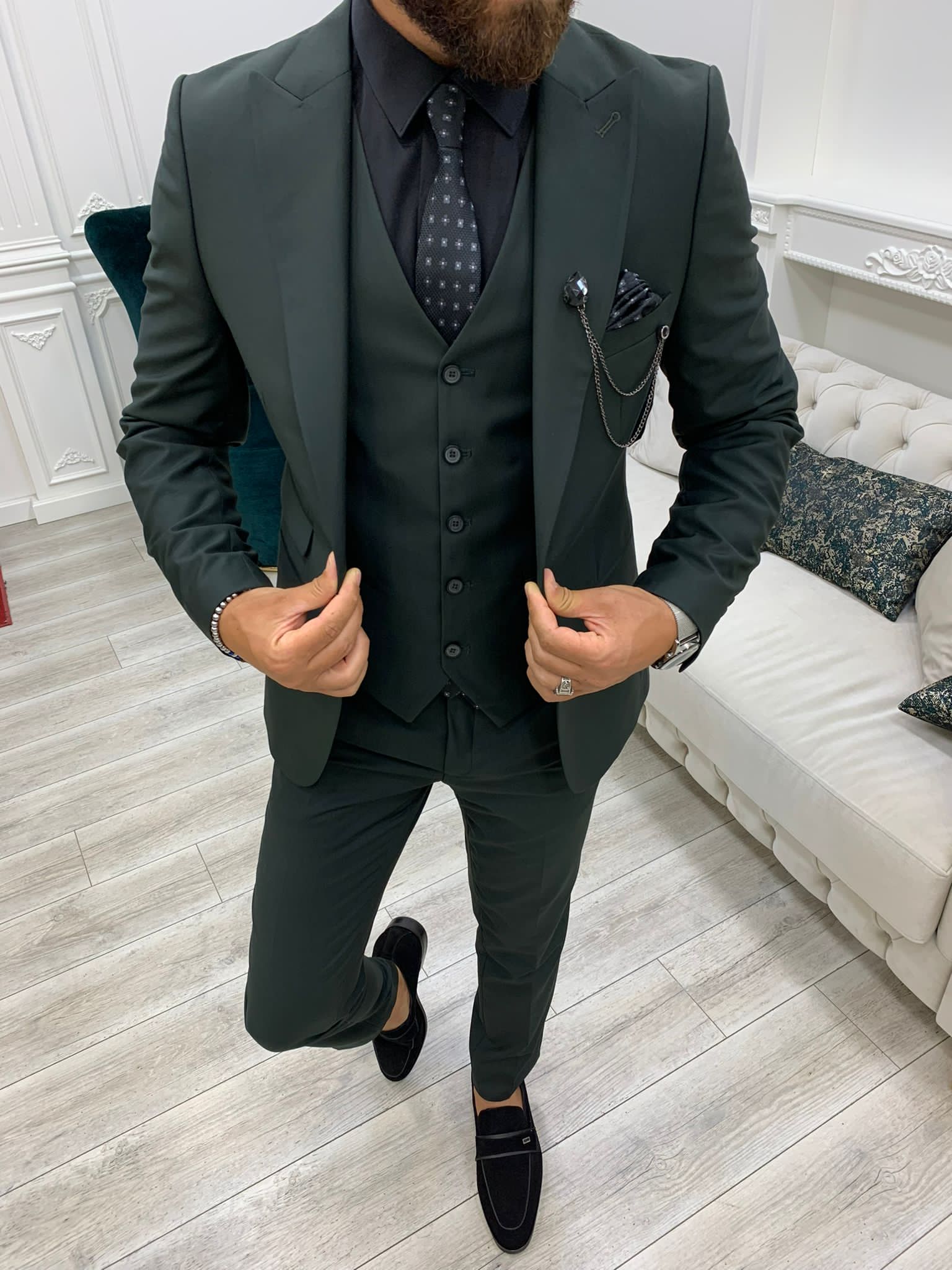 Boston Khaki Slim Fit Suit-baagr.myshopify.com-1-BOJONI
