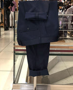 Load image into Gallery viewer, Slim-Fit Tuxedo Suit Blue-baagr.myshopify.com-suit-BOJONI
