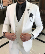 Load image into Gallery viewer, Bojoni Dayton Slim Fit White  Suit
