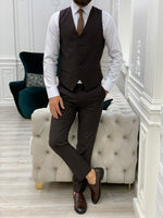 Load image into Gallery viewer, Vince Coffee Slim Fit Peak Lapel Suit-baagr.myshopify.com-1-BOJONI
