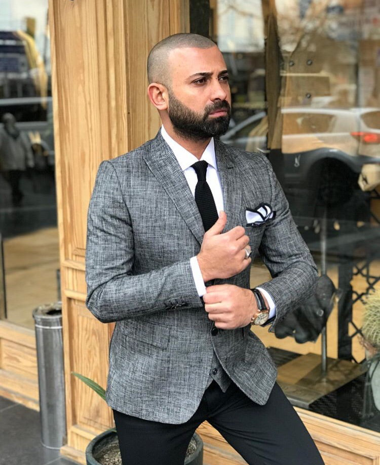 Davis Gray Slim Fit Suit-baagr.myshopify.com-3-BOJONI