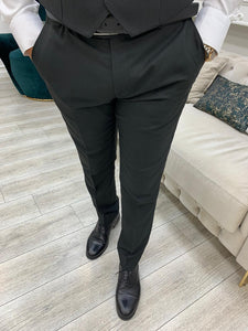 Bojoni Frento Black Slim Fit Suit