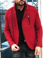Load image into Gallery viewer, Bernard Wool Red Jacket-baagr.myshopify.com-Jacket-BOJONI
