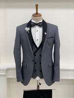 Load image into Gallery viewer, Serra Royal Gray Slim Fit Tuxedo-baagr.myshopify.com-1-BOJONI
