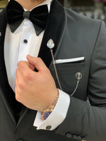 Load image into Gallery viewer, Catani Velvet Black Slim Fit Tuxedo #2-baagr.myshopify.com-1-BOJONI
