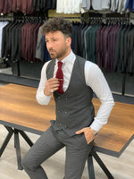 Load image into Gallery viewer, Rocca Gray Slim Fit Pinstripe Suit-baagr.myshopify.com-1-BOJONI
