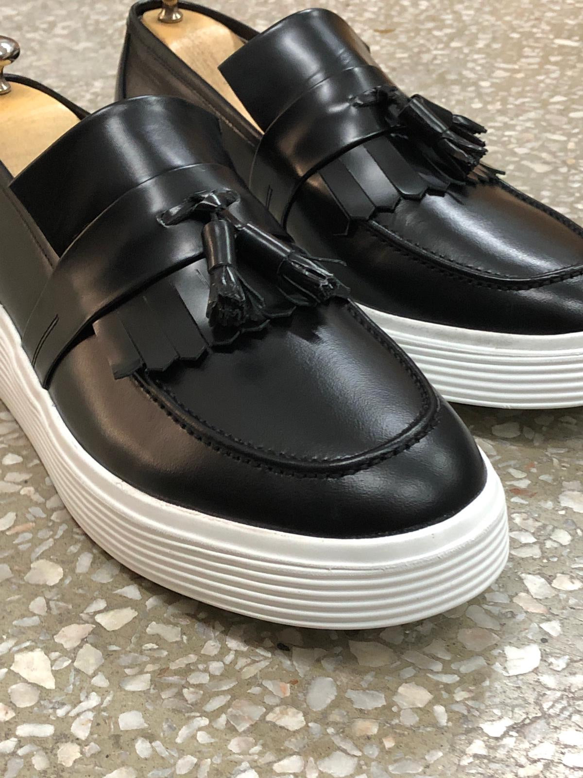 Calf-Leather Shoes in Black (Limited Edition)-baagr.myshopify.com-shoes2-BOJONI