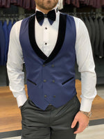 Load image into Gallery viewer, Forenza Royal Slim Fit Navy Blue Tuxedo-baagr.myshopify.com-1-BOJONI
