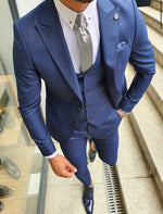 Load image into Gallery viewer, Montgomery Sax Slim Fit Suit-baagr.myshopify.com-suit-BOJONI
