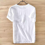 Load image into Gallery viewer, Contemporary Cartoon Linen T-Shirt III-baagr.myshopify.com-T-shirt-BOJONI
