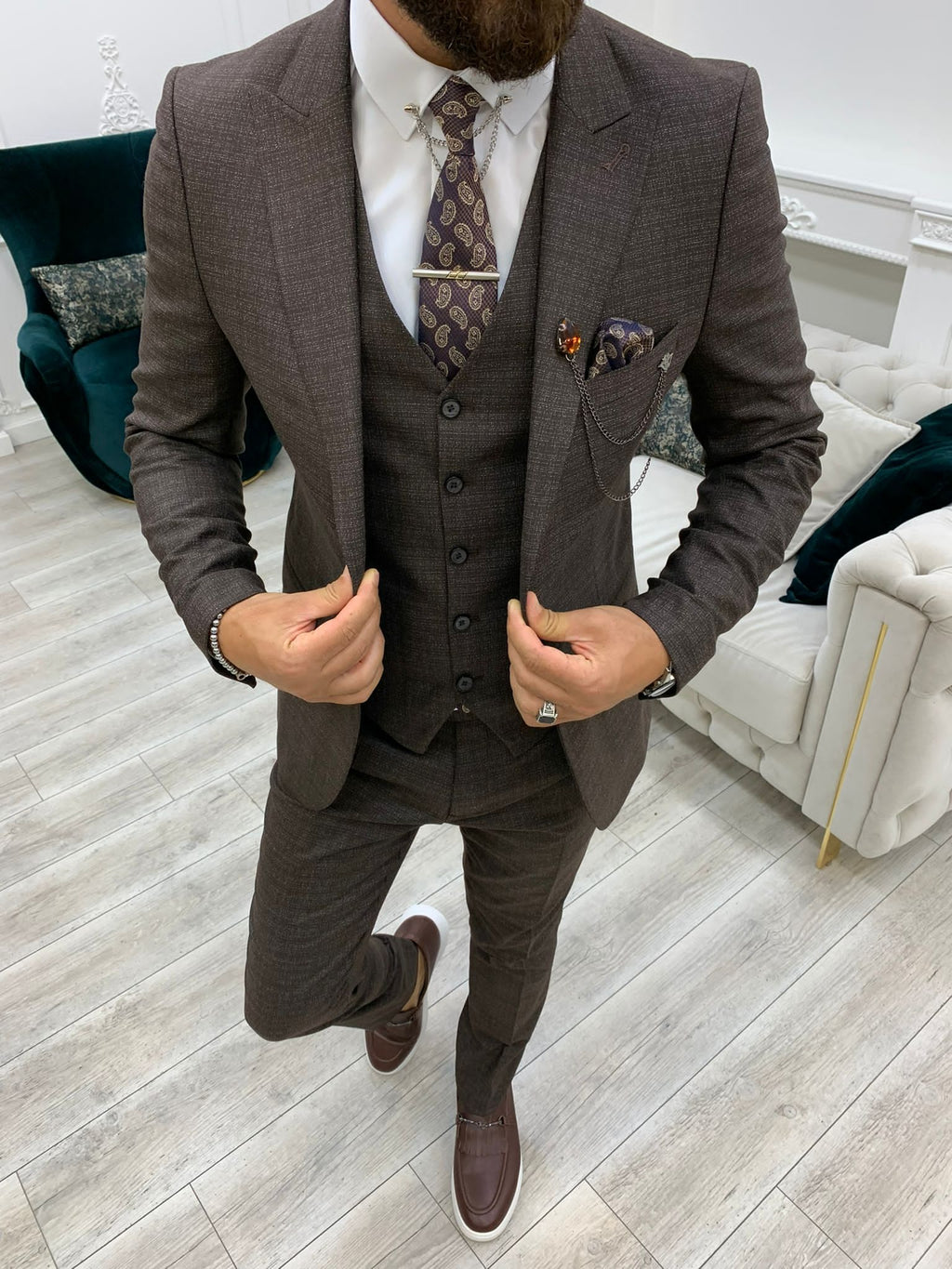 Vermont Coffee Slim Fit Suit-baagr.myshopify.com-1-BOJONI