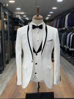 Load image into Gallery viewer, Partoni Royal White Slim Fit Tuxedo-baagr.myshopify.com-1-BOJONI
