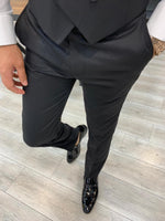 Load image into Gallery viewer, Trivio Black  Slim Fit Tuxedo-baagr.myshopify.com-1-BOJONI
