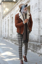 Load image into Gallery viewer, Ignacio Leather Coat With Collar Fur-baagr.myshopify.com-Jacket-BOJONI
