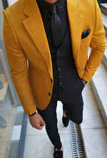 Load image into Gallery viewer, Ardenza Mustard Slim Fit Suit-baagr.myshopify.com-suit-BOJONI
